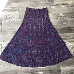 LuLaRoe Maxi Skirt size Large